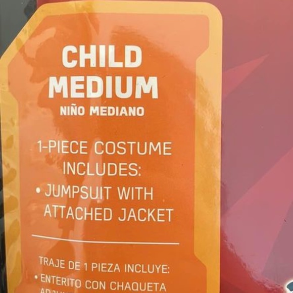 BRAND NEW boy Star Wars finn halloween costume size M 8-10 - Picture 4 of 5